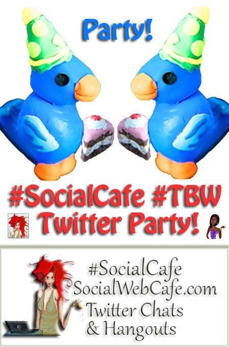 SocialWebCafe Twitter Chat %23SocialCafe%20%23TBW%20Twitter%20Party%20(w%2F%20prizes)!%20%23SocialCafe%202.51 w/ %40SocialWebCafe http://sw.bcafe.co/8w %28Summary%29 %23SocialCafe